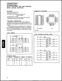 Click here to download V74ACT241PO Datasheet