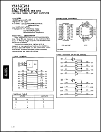 Click here to download V74ACT244DL Datasheet