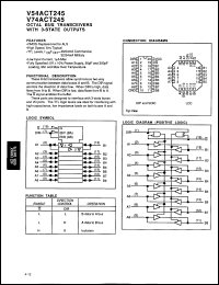 Click here to download V54ACT245D Datasheet