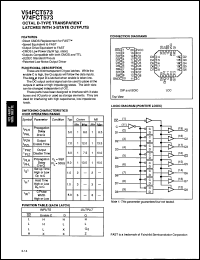 Click here to download V74FCT573DL Datasheet