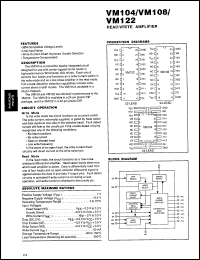 Click here to download VM108 Datasheet