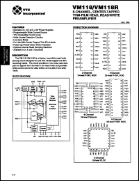 Click here to download VM118-4P Datasheet