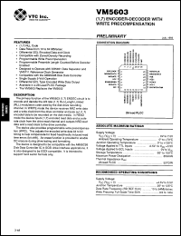 Click here to download VM5603PLK Datasheet