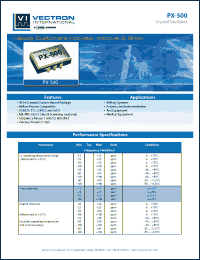 Click here to download PX-5001-DCT-F Datasheet