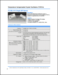 Click here to download TC-400-CGC-156A2.0 Datasheet