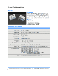 Click here to download XO-400-DFC-G-167.3316MHZ Datasheet