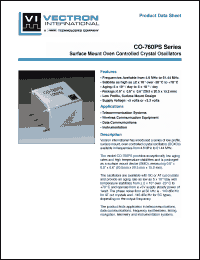 Click here to download CO-766PSD28113 Datasheet
