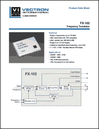 Click here to download FX-102-DFF-D1D2 Datasheet