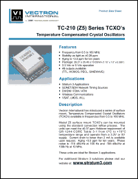 Click here to download TC-210-CFC-507A Datasheet