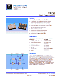 Click here to download VS-705 Datasheet