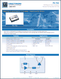 Click here to download PS-702-EDJ-SBB Datasheet