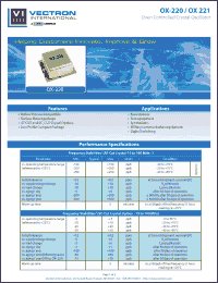 Click here to download OX-2200-EAE-258 Datasheet