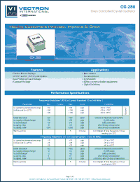 Click here to download OX-2800-BAE-258 Datasheet