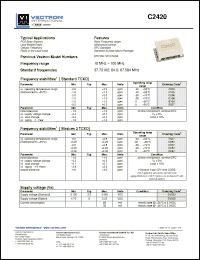 Click here to download C2420 Datasheet