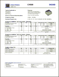 Click here to download C4500 Datasheet