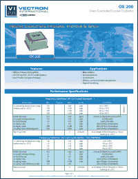 Click here to download OX-2001-EEJ-258 Datasheet