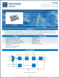 Click here to download FX-400-ECT-K Datasheet
