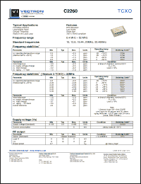 Click here to download C2260A1-0009 Datasheet