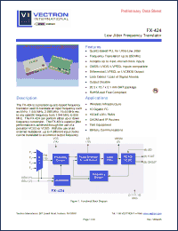 Click here to download FX-424-DAC-A2C1 Datasheet