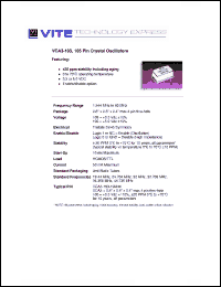 Click here to download VCA3-103 Datasheet