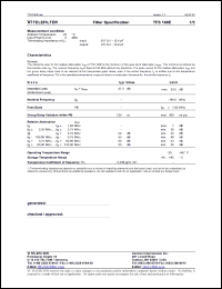 Click here to download TFS190E Datasheet