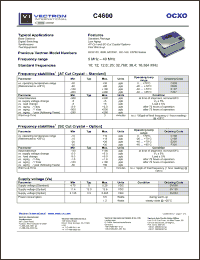 Click here to download C4600 Datasheet