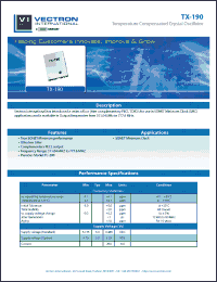 Click here to download TX-1900-DCT-416 Datasheet
