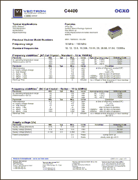 Click here to download C4400 Datasheet