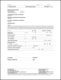 Click here to download TFS433E Datasheet