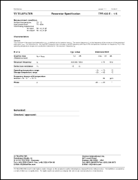 Click here to download TFR433E Datasheet