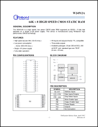 Click here to download W24512AT-25 Datasheet