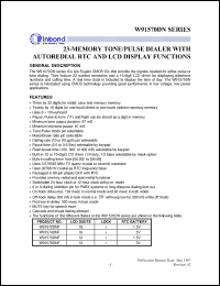 Click here to download W91574DNF Datasheet