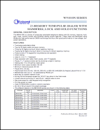 Click here to download W91810ALN Datasheet