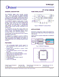 Click here to download W9952QP Datasheet