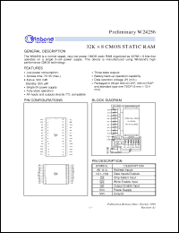 Click here to download W24256Q-70LL Datasheet