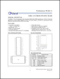 Click here to download W24L11-70 Datasheet