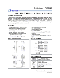 Click here to download W27C520W-90 Datasheet