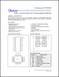 Click here to download W27E020P-90 Datasheet