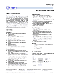 Click here to download W9923 Datasheet