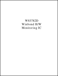 Click here to download W83782D Datasheet