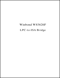 Click here to download W83626D Datasheet