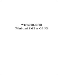 Click here to download W83602R Datasheet