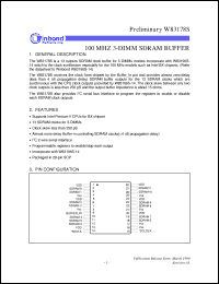 Click here to download W83178S Datasheet