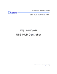 Click here to download W81181D Datasheet