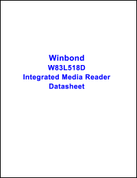 Click here to download W83L518 Datasheet