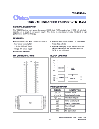 Click here to download W241024AK-12 Datasheet