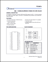 Click here to download W2465A Datasheet