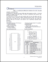 Click here to download W26L010A Datasheet