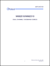 Click here to download W682310 Datasheet
