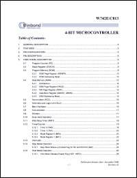 Click here to download W742C813 Datasheet